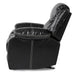Bastrop Glider Reclining Chair in Black 8230BLK-1 - U&U Home Budget Furniture (Carteret, NJ)