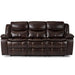 Bastrop Double Reclining Sofa in Brown 8230BRW-3 - U&U Home Budget Furniture (Carteret, NJ)