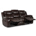 Bastrop Double Reclining Sofa in Brown 8230BRW-3 - U&U Home Budget Furniture (Carteret, NJ)