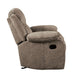 Bastrop Glider Reclining Chair in Brown 8230FBR-1 - U&U Home Budget Furniture (Carteret, NJ)