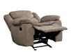 Bastrop Glider Reclining Chair in Brown 8230FBR-1 - U&U Home Budget Furniture (Carteret, NJ)