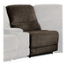 Shreveport Armless Reclining Chair in Brown 8238-AR - U&U Home Budget Furniture (Carteret, NJ)