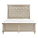 Celandine Full Panel Bed in Pearl/Silver 1928F-1* - U&U Home Budget Furniture (Carteret, NJ)