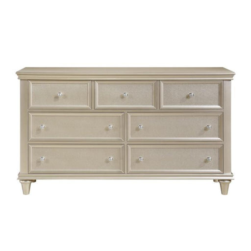 Celandine 7 Drawer Dresser in Silver 1928-5 - U&U Home Budget Furniture (Carteret, NJ)