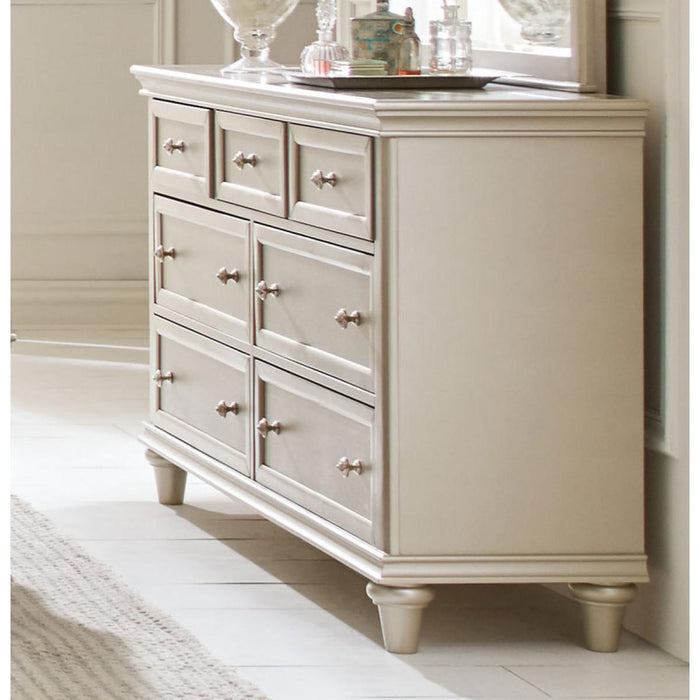 Celandine 7 Drawer Dresser in Silver 1928-5 - U&U Home Budget Furniture (Carteret, NJ)