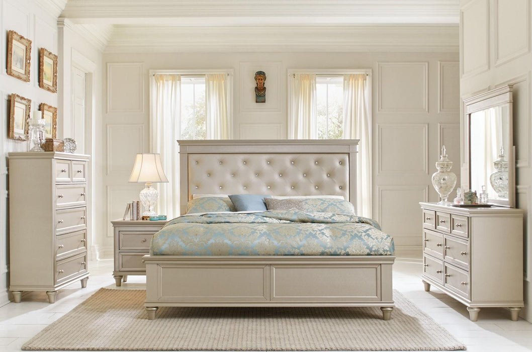 Celandine Mirror in Silver 1928-6 - U&U Home Budget Furniture (Carteret, NJ)