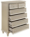 Celandine 6 Drawer Chest in Silver 1928-9 - U&U Home Budget Furniture (Carteret, NJ)