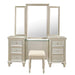 Celandine Vanity Dresser with Mirror in Silver 1928-15* - U&U Home Budget Furniture (Carteret, NJ)
