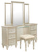 Celandine Vanity Dresser with Mirror in Silver 1928-15* - U&U Home Budget Furniture (Carteret, NJ)