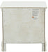 Lucida 2 Drawer Nightstand in White 2039W-4 - U&U Home Budget Furniture (Carteret, NJ)