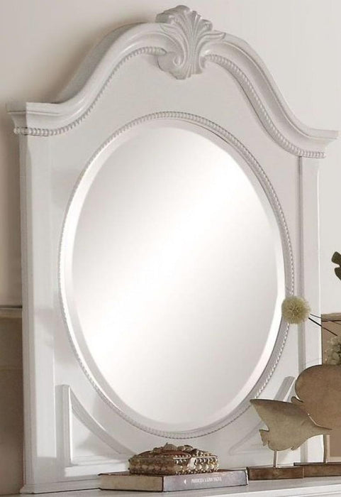 Lucida Mirror in White 2039W-6 - U&U Home Budget Furniture (Carteret, NJ)