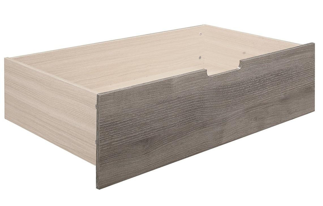 Woodrow Twin/Full Toy Box (1 Set) in Gray 2042NB-TFT - U&U Home Budget Furniture (Carteret, NJ)