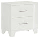 Kerren Nightstand in White 1678W-4 - U&U Home Budget Furniture (Carteret, NJ)