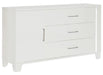Kerren Dresser in White 1678W-5 - U&U Home Budget Furniture (Carteret, NJ)