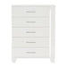 Kerren Chest in White 1678W-9 - U&U Home Budget Furniture (Carteret, NJ)