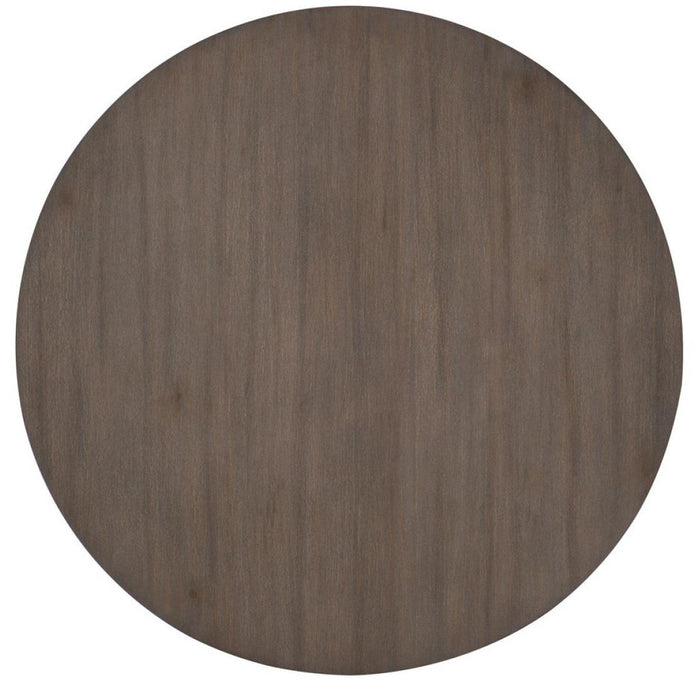Toulon  Round Dining Table in Dark Pewter 5438-54* - U&U Home Budget Furniture (Carteret, NJ)