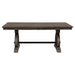 Toulon Dining Table in Dark Pewter 5438-96* - U&U Home Budget Furniture (Carteret, NJ)