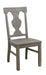 Toulon Side Chair in Dark Pewter (Set of 2) - U&U Home Budget Furniture (Carteret, NJ)