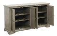 Vermillion Server in Gray 5442-40 - U&U Home Budget Furniture (Carteret, NJ)