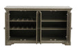 Vermillion Server in Gray 5442-40 - U&U Home Budget Furniture (Carteret, NJ)