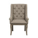 Vermillion Arm Chair in Gray (Set of 2) - U&U Home Budget Furniture (Carteret, NJ)