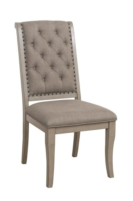 Vermillion Side Chair in Gray (Set of 2) - U&U Home Budget Furniture (Carteret, NJ)