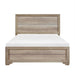 Lonan Twin Panel Bed in Natural 1955T-1* - U&U Home Budget Furniture (Carteret, NJ)