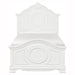 Lucida Twin Panel Bed in White 2039TW-1* - U&U Home Budget Furniture (Carteret, NJ)