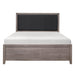 Woodrow Queen Panel Bed in Gray 2042-1* - U&U Home Budget Furniture (Carteret, NJ)