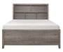 Woodrow Full Platform Bed in Gray 2042NBF-1* - U&U Home Budget Furniture (Carteret, NJ)
