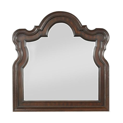 Royal Highlands Mirror in Rich Cherry 1603-6 - U&U Home Budget Furniture (Carteret, NJ)