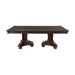 Catalonia Rectangular Pedestal Dining Table in Cherry 1824-112 - U&U Home Budget Furniture (Carteret, NJ)