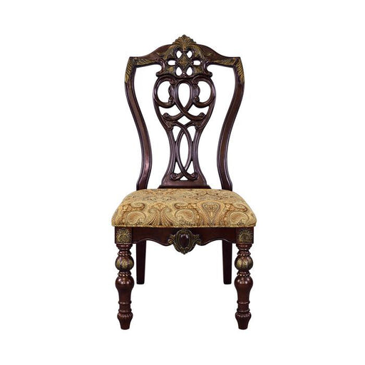 Catalonia Side Chair in Cherry (Set of 2) - U&U Home Budget Furniture (Carteret, NJ)