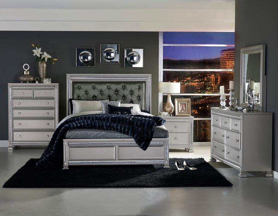 Bevelle Mirror in Silver 1958-6 - U&U Home Budget Furniture (Carteret, NJ)