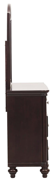 Marston Mirror in Dark Cherry 2615DC-6 - U&U Home Budget Furniture (Carteret, NJ)