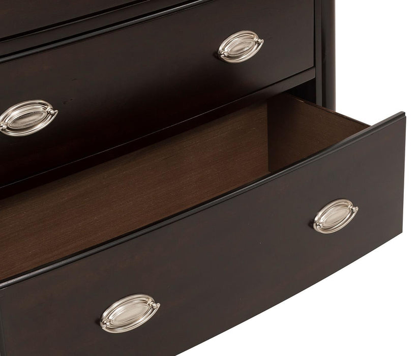 Marston 5 Drawer Chest in Dark Cherry 2615DC-9 - U&U Home Budget Furniture (Carteret, NJ)