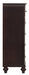 Marston 5 Drawer Chest in Dark Cherry 2615DC-9 - U&U Home Budget Furniture (Carteret, NJ)