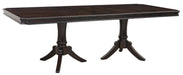 Marston Rectangular Dining Table in Dark Cherry 2615DC-96 - U&U Home Budget Furniture (Carteret, NJ)