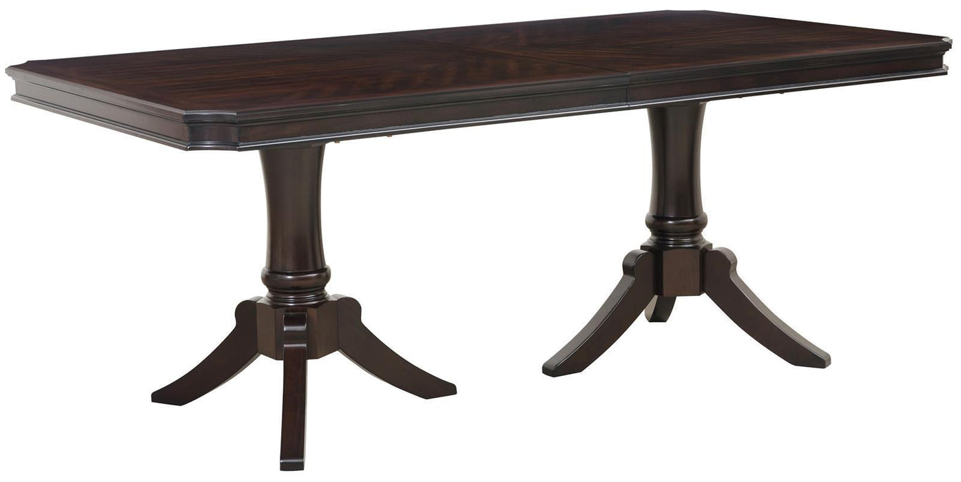Marston Rectangular Dining Table in Dark Cherry 2615DC-96 - U&U Home Budget Furniture (Carteret, NJ)