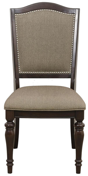 Marston Side Chair in Dark Cherry (Set of 2) - U&U Home Budget Furniture (Carteret, NJ)