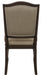 Marston Side Chair in Dark Cherry (Set of 2) - U&U Home Budget Furniture (Carteret, NJ)