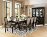 Marston Side Chair in Dark Cherry (Set of 2) - U&U Home Budget Furniture (Carteret, NJ)