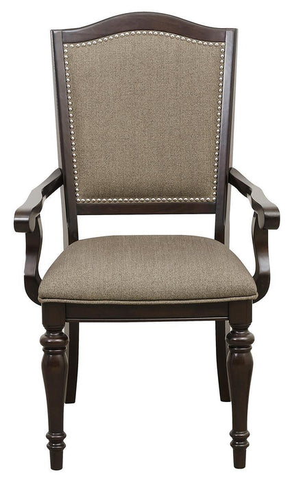 Marston Arm Chair in Dark Cherry (Set of 2) - U&U Home Budget Furniture (Carteret, NJ)