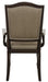 Marston Arm Chair in Dark Cherry (Set of 2) - U&U Home Budget Furniture (Carteret, NJ)