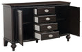 Marston Buffet in Dark Cherry 2615DC-55 - U&U Home Budget Furniture (Carteret, NJ)