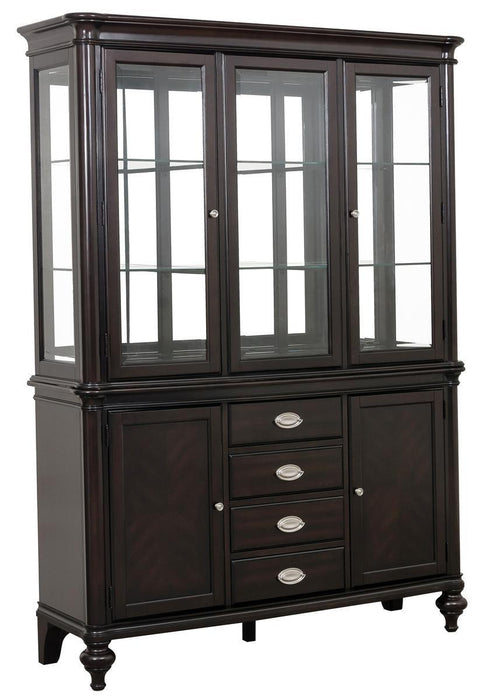 Marston Buffet in Dark Cherry 2615DC-55 - U&U Home Budget Furniture (Carteret, NJ)