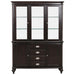 Marston Buffet with Hutch in Dark Cherry 2615DC-50-55 - U&U Home Budget Furniture (Carteret, NJ)