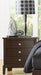 Cotterill 3 Drawer Nightstand in Cherry 1730-4 - U&U Home Budget Furniture (Carteret, NJ)