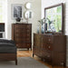 Cotterill Mirror in Cherry 1730-6 - U&U Home Budget Furniture (Carteret, NJ)