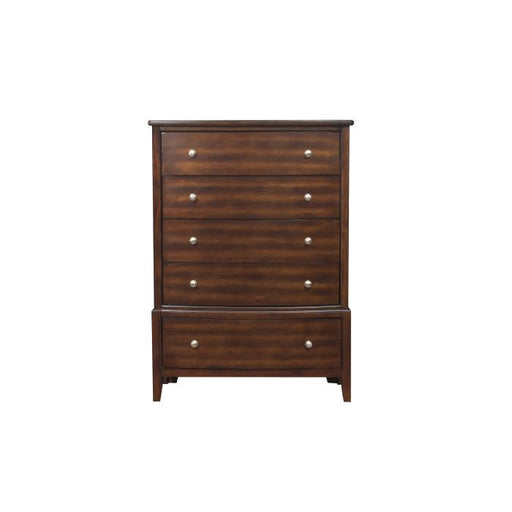 Cotterill 5 Drawer Chest in Cherry 1730-9 - U&U Home Budget Furniture (Carteret, NJ)